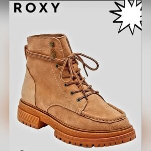 ROXY WOMENS WORK IT BOOT SZ 8 TAN